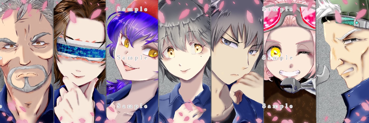 商用利用可。創作キャラや代理キャライラスト描きます あなたのイメージを絵に！小説や創作活動のお手伝いします☆彡 イメージ7