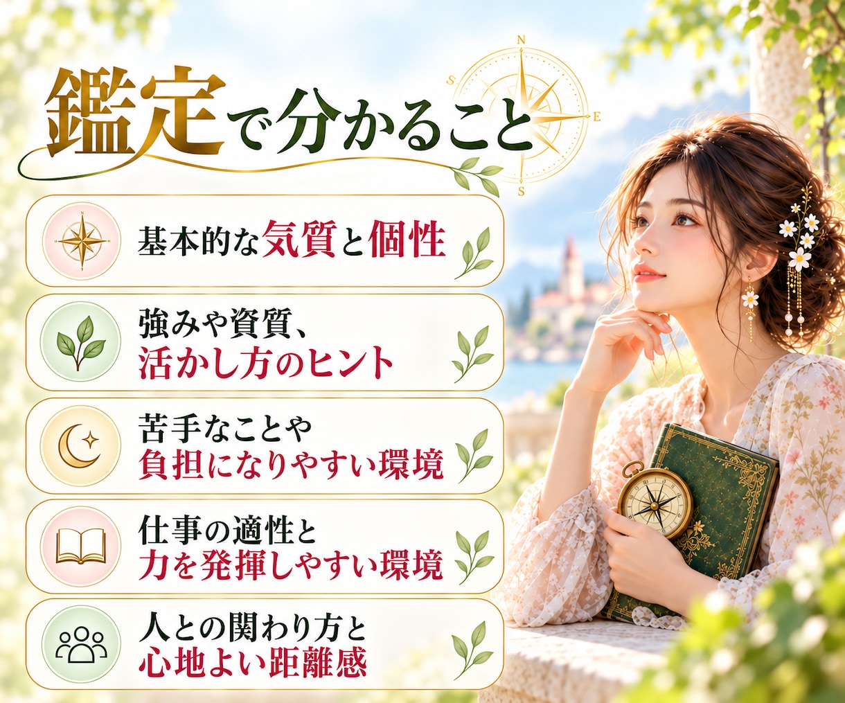 4占術であなたの本質・強み・適職を読み解きます 強み・弱み・適性を知り、自分らしい選択のヒントに イメージ3