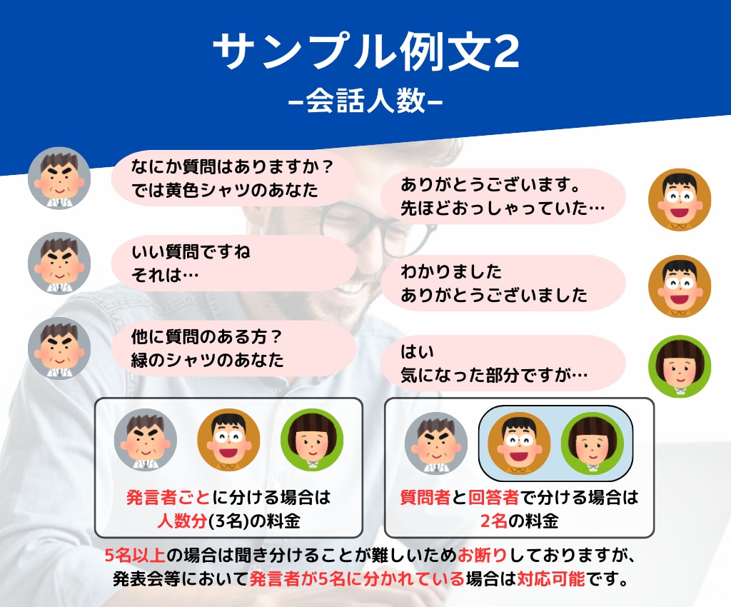 60円/分で高品質な文字起こしを承ります 現役音声配信者が親切丁寧に作業！納期厳守◎守秘義務遵守◎ イメージ5