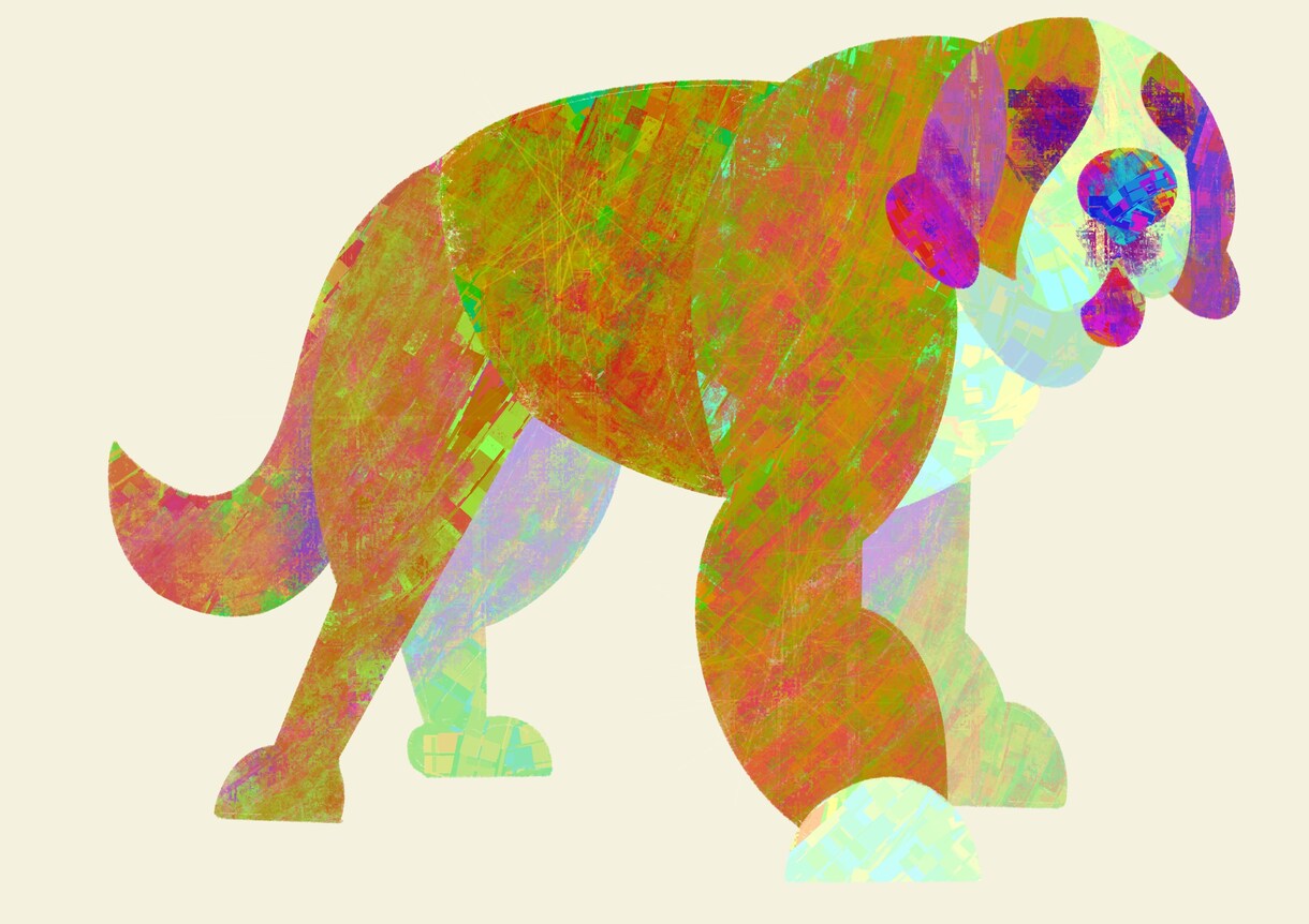 カラフルでお洒落なペットのイラスト描きます あなたのペットのイメージカラーは？ イメージ6
