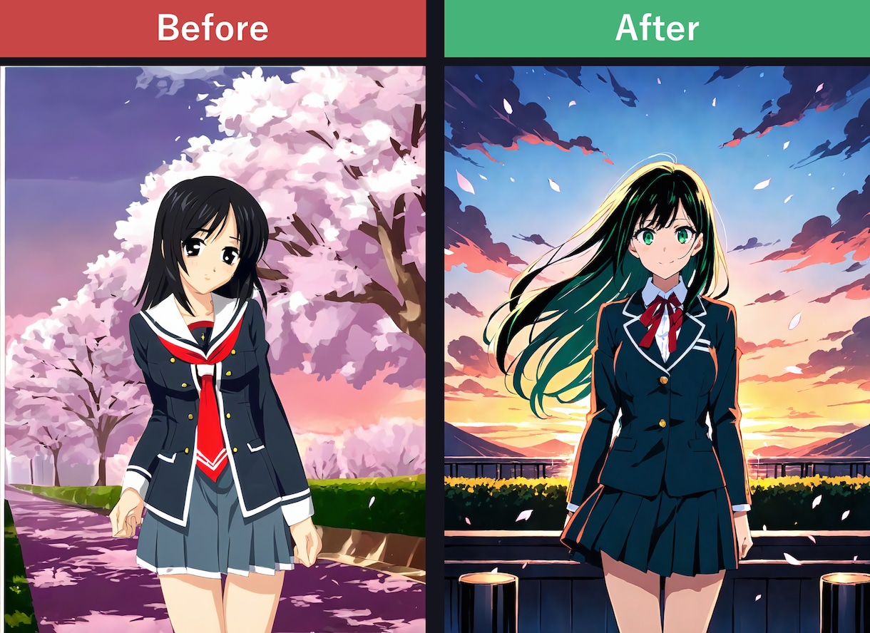 画像生成AIプロンプトを添削改善します Before/After付き／画像100万点の実績から最適化 イメージ7
