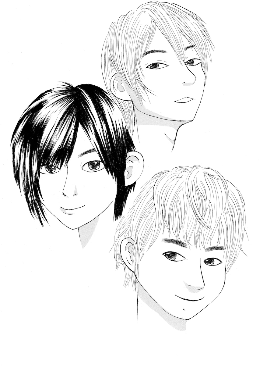 男性声優の似顔絵描きます リアルからマンガ風、ちびキャラもOK！男性声優専門 イメージ5