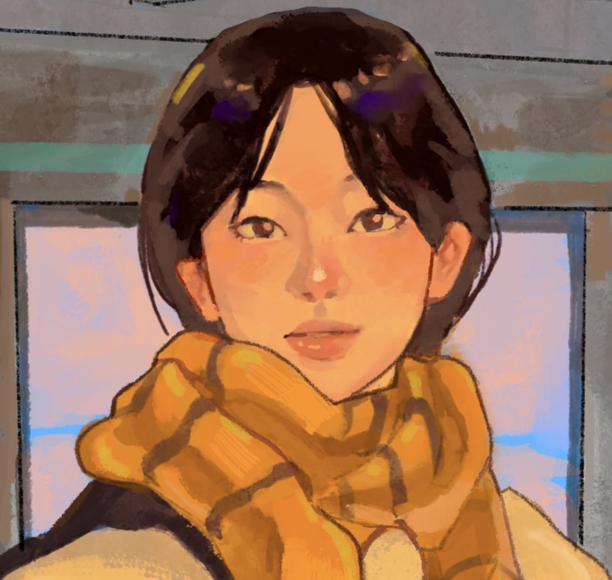 油絵風の似顔絵イラストを描きます あなたの雰囲気を醸し出すイラストを描きます イメージ2