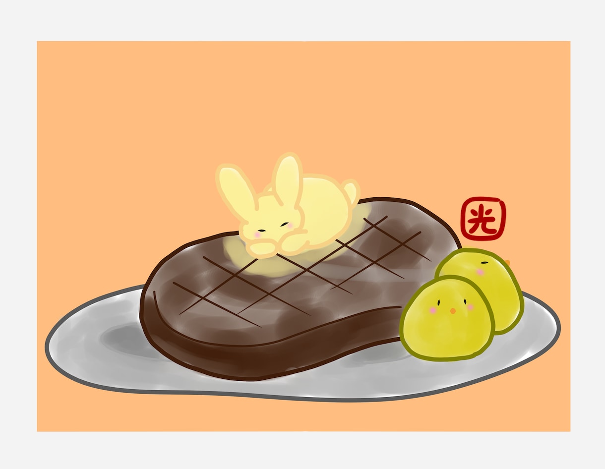 貴方のために「イラスト」を制作します シンプルでカワイイを意識したデフォルメキャラ描きます！ イメージ2