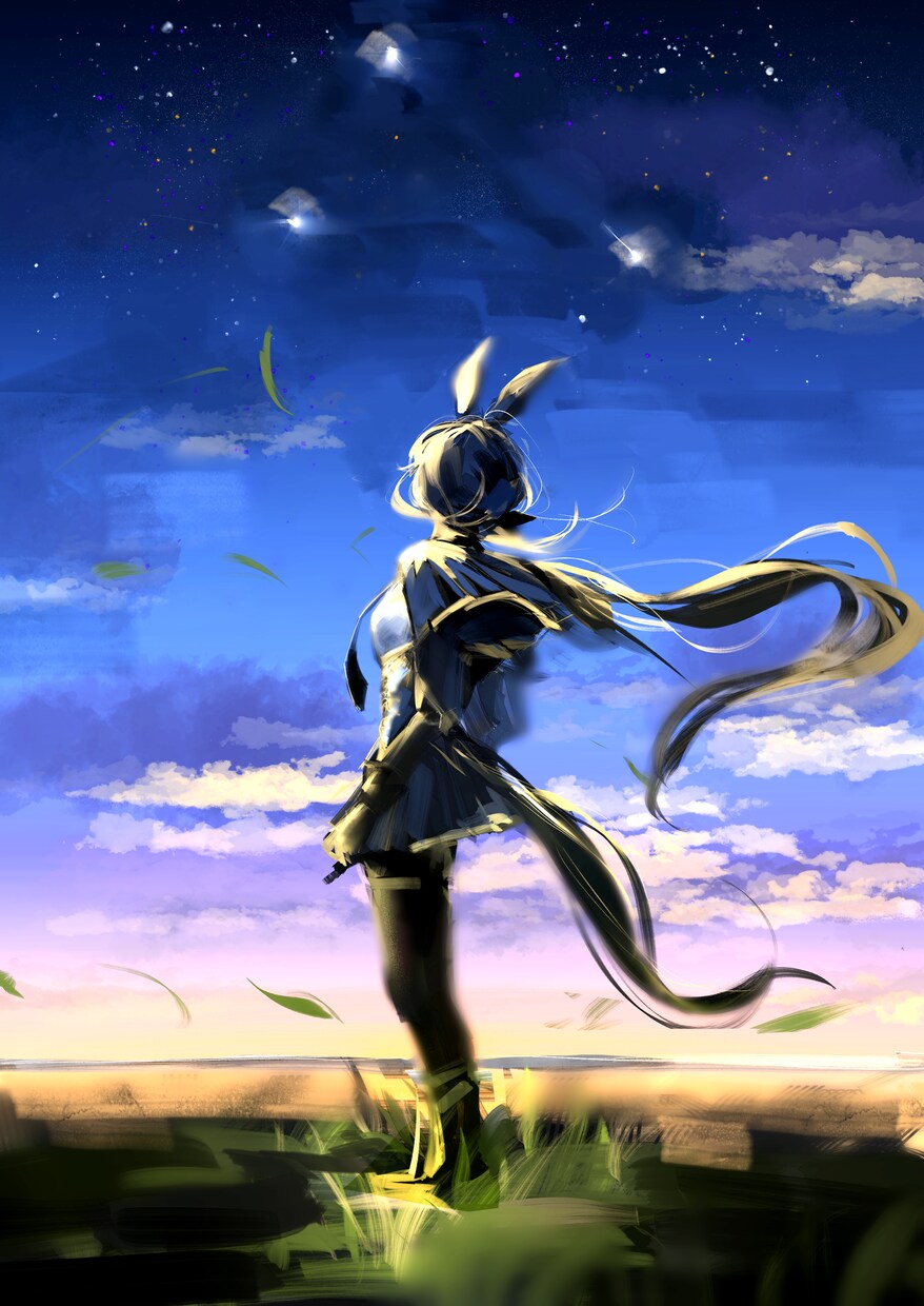 透明感と存在感のあるイラストをお描きいたします SNSアイコン･一枚絵等を主に受け付けております。 イメージ7