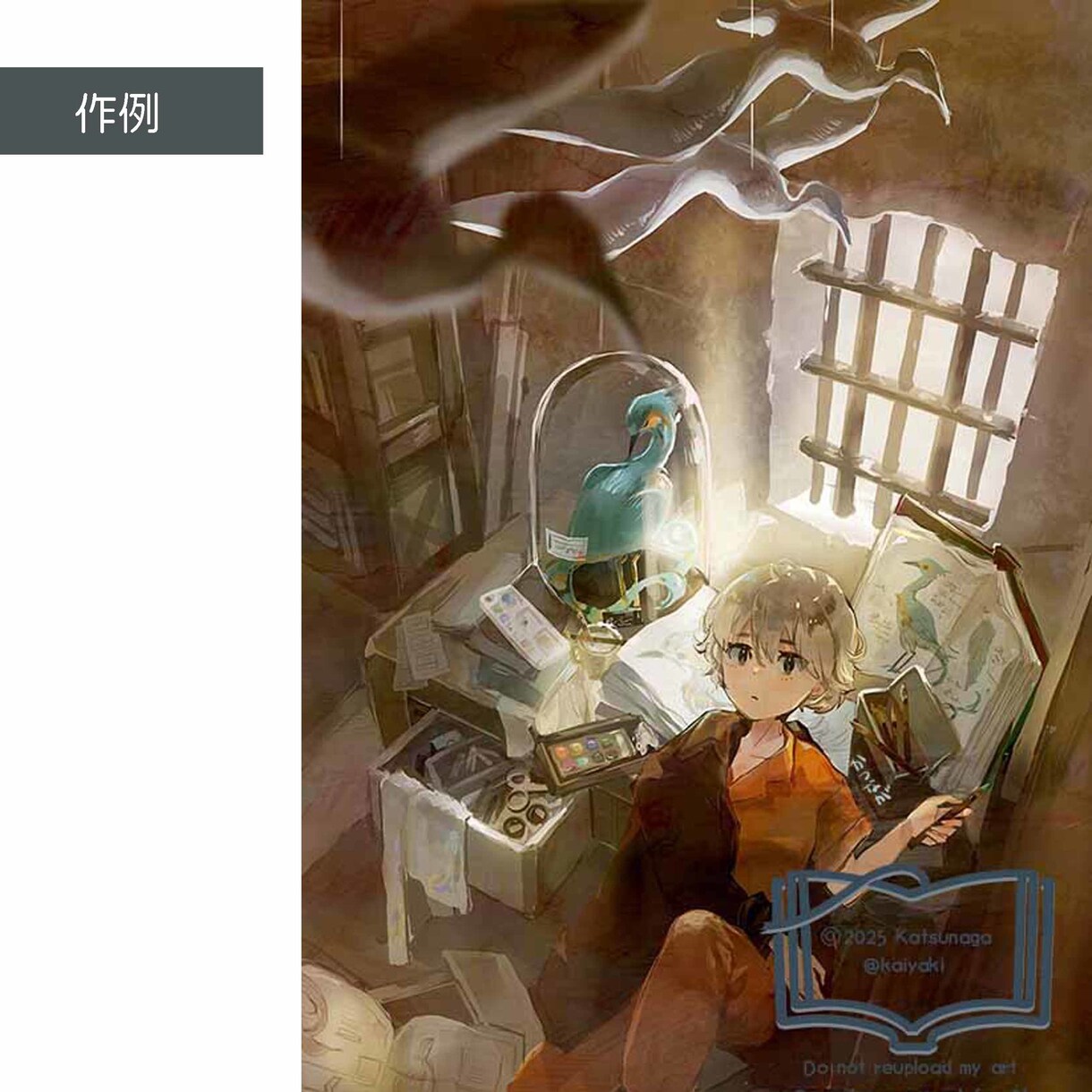 首上5000円~一枚絵まで描きます 表紙、サムネイル、動画用などに イメージ4