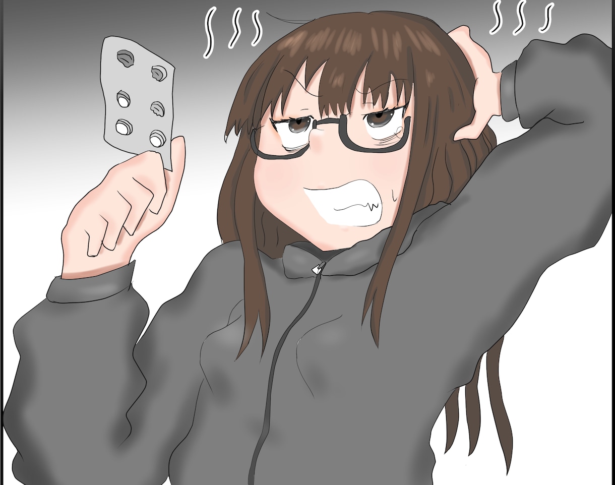 感情的な女の子のイラスト描きます。ます アイコン、広告、創作活動全般で活用可能 イメージ1