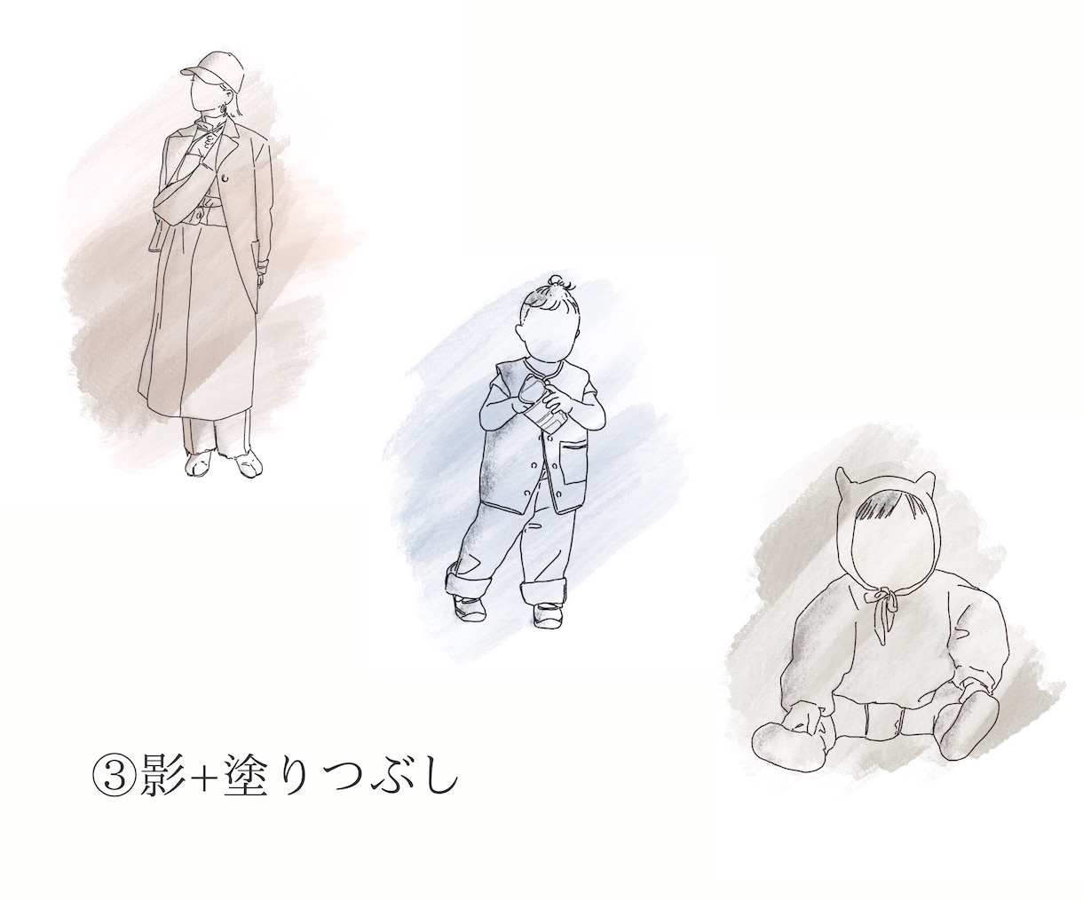 シンプルで温かみのあるウエディングイラスト描きます サンクスタグ等のペーパーアイテムに最適◎ イメージ4