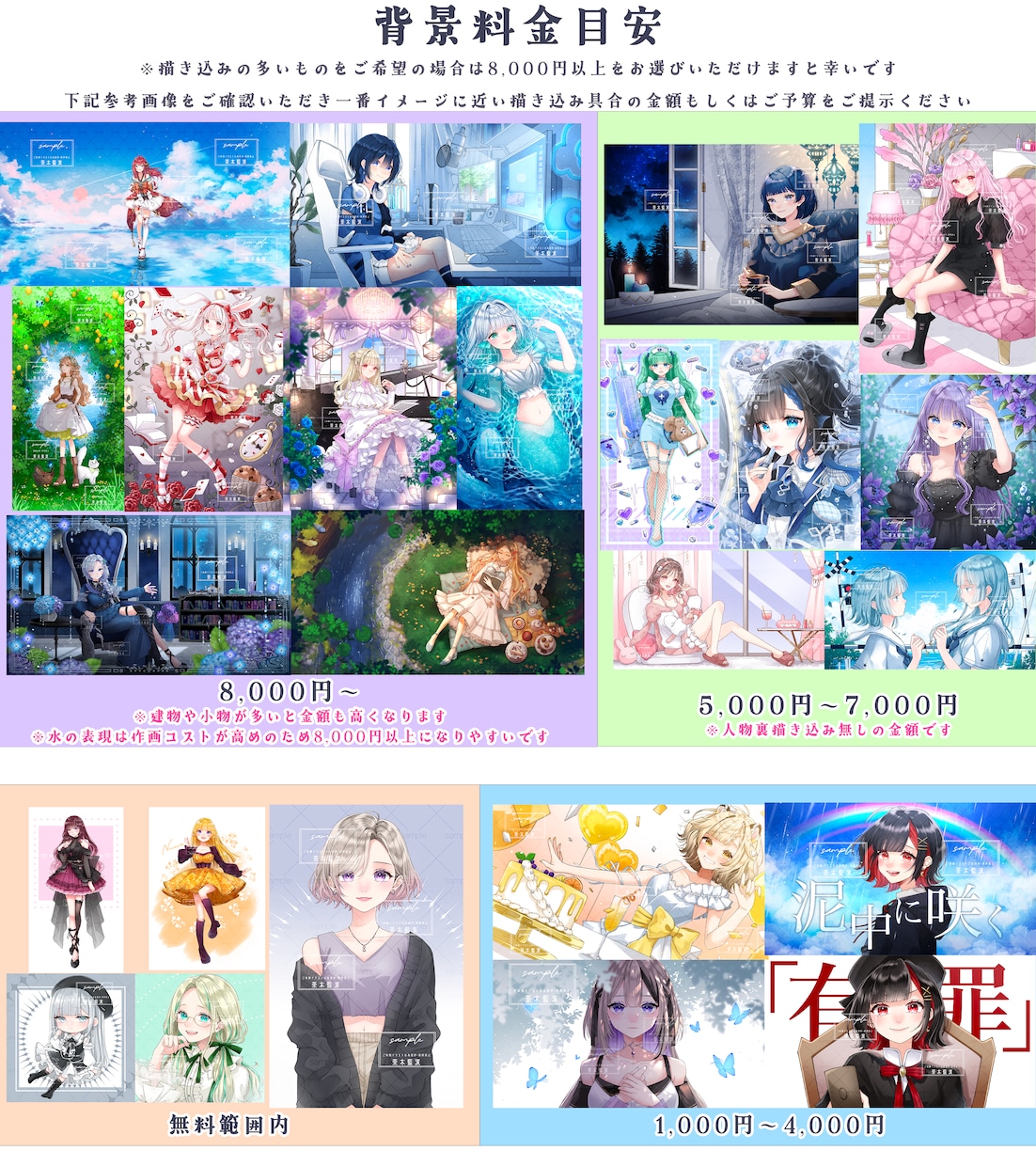 アイコン・歌ってみた・Live2D立ち絵等描きます ちびキャラや配信用イラスト等、幅広く制作しています！ イメージ9