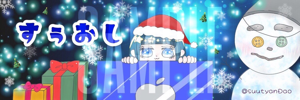 可愛い推しヘッダー描きます 推しヘッダーをお求めの方どうぞ！ イメージ1