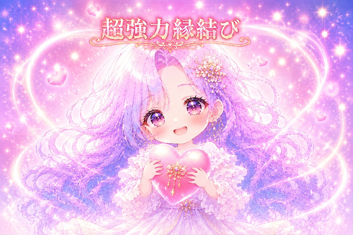 縁結びお2つ♡好きな人のご縁を結び、相性を高めます 大好きな人と仲良くなる♡愛される♡ただ今お得です✨️ イメージ1