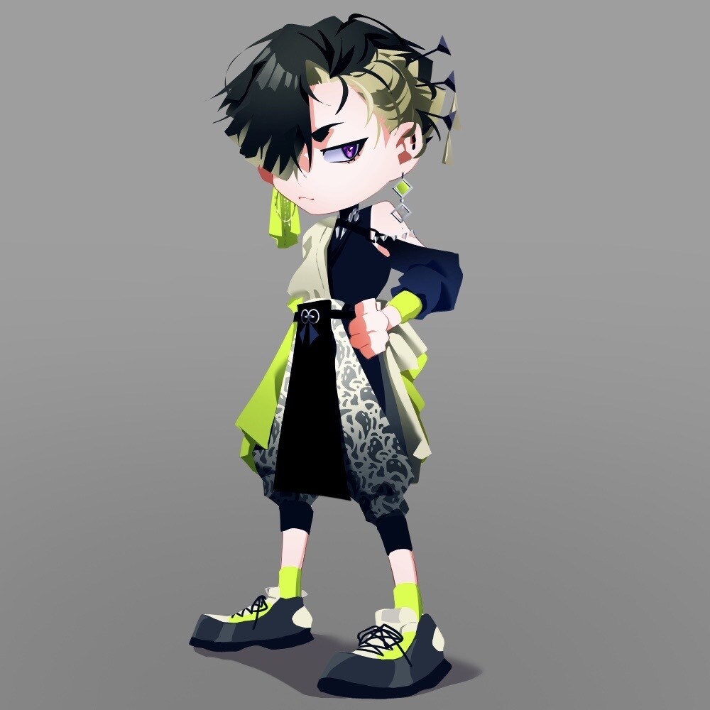 ミニキャラクター描きます 一枚絵/立ち絵/ヘッダーイラスト等制作します！ イメージ2