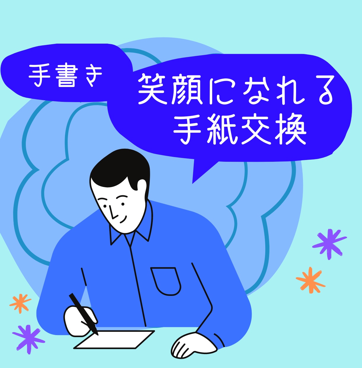 あなたの今日を送ると私の今日を送ります 1日1回、今日あったことを手紙にして交換しませんか？ イメージ1