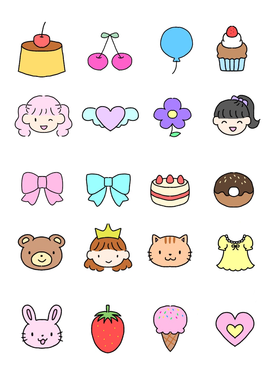 お子さま向けのイラスト（動作・もの）を描きます お子さま専用の絵カード・知育教材に使えるイラストを描きます イメージ2