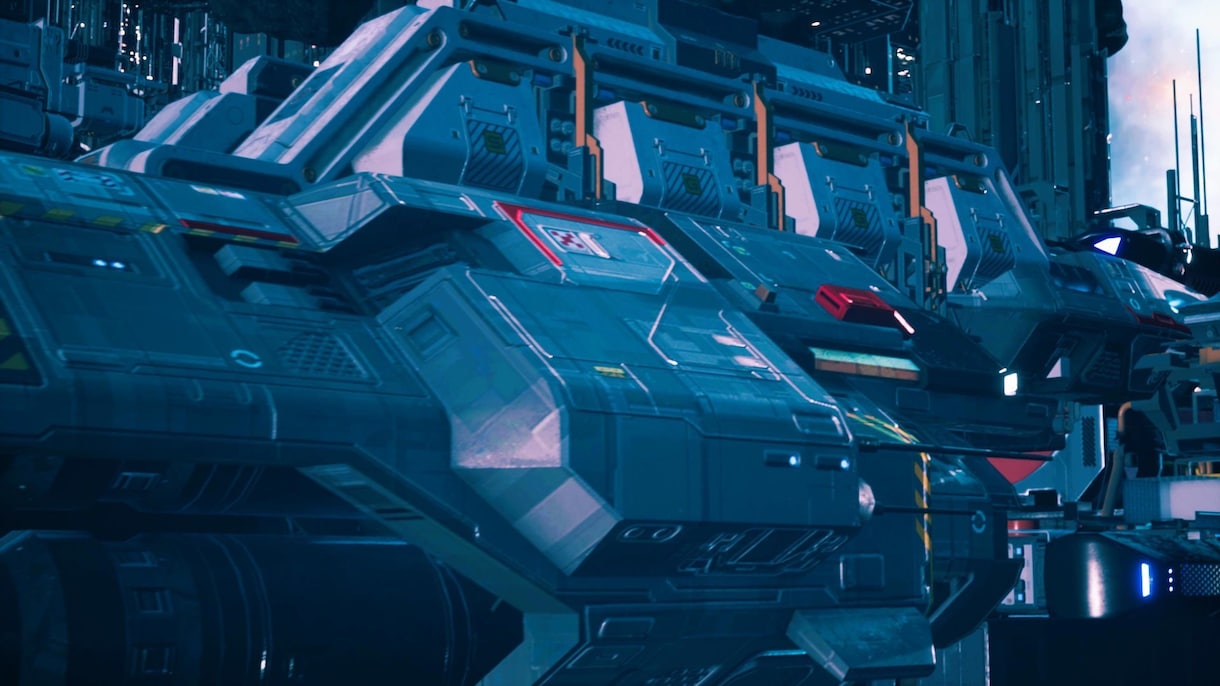 SF、未来系の3DCG映像を制作します 未来都市、宇宙船、兵器、兵士などゲーム系 イメージ2