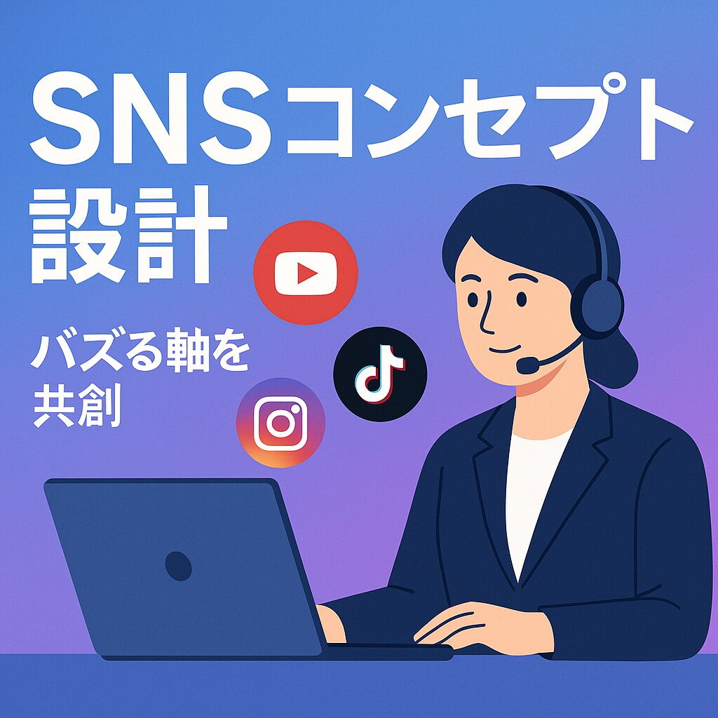 SNSアカウントのコンセプト一緒に考えます SNS価値創造、伴走セッション！ イメージ1