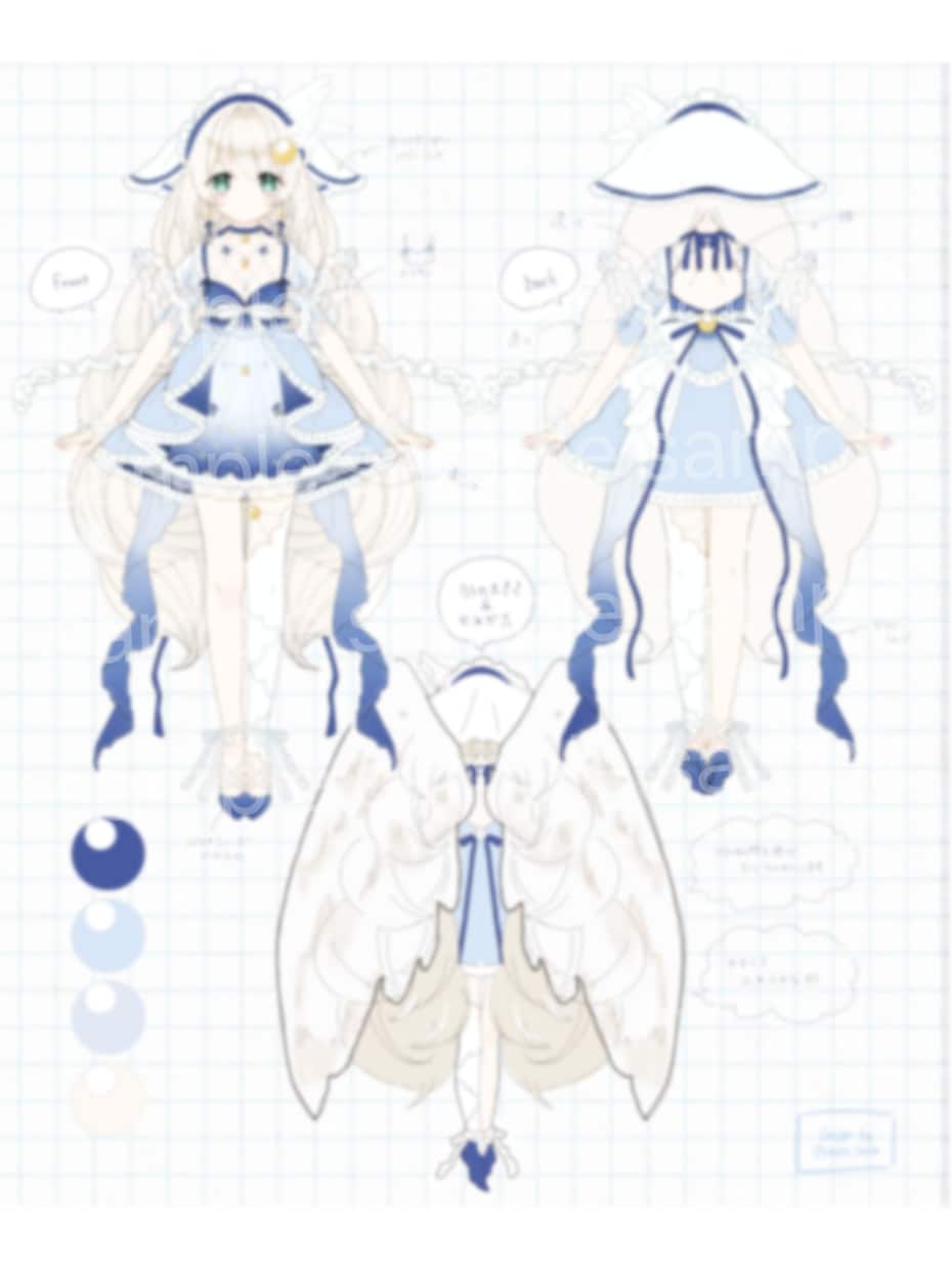 複数提案!ヒアリング重視で衣装&立ち絵を描きます こだわりを最高に可愛く!納得いくまで寄り添います(*^-^ イメージ8