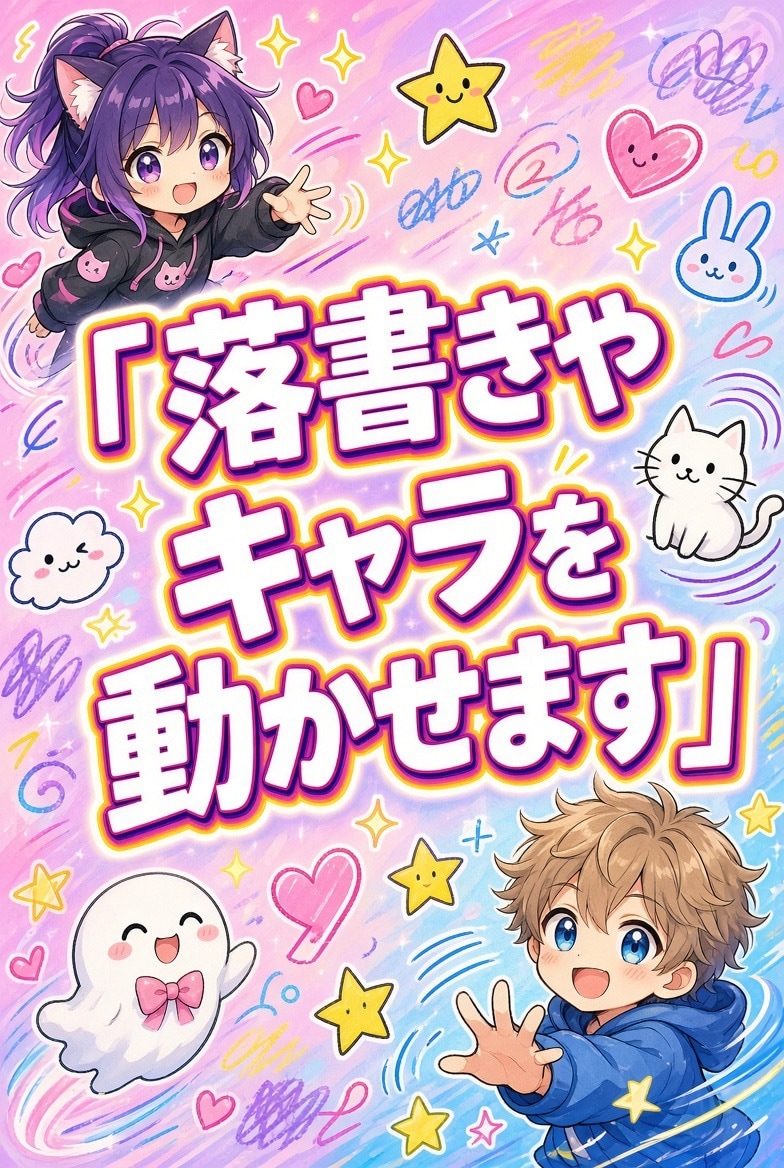 あなたのキャラクターに命を吹き込みます お子さんが描いた絵などを5秒動画にします。 イメージ1