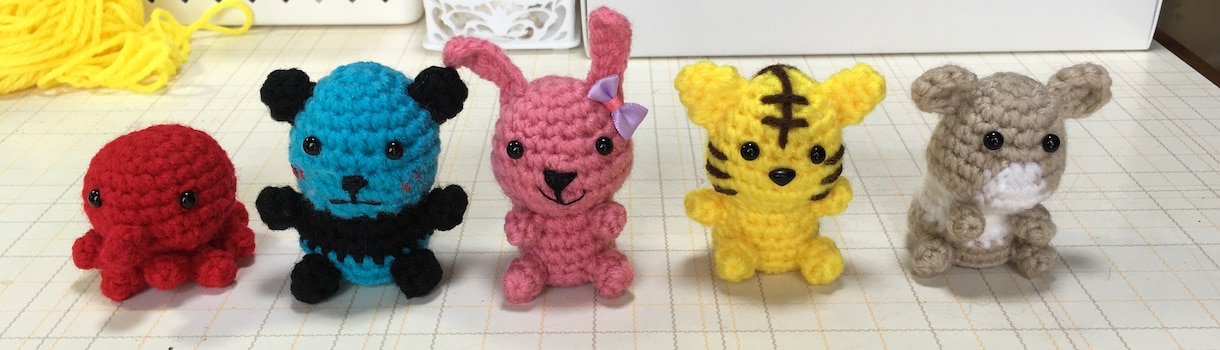 編みぐるみの作り方教えます 世界に1つの自分だけのぬいぐるみを編めるようになりませんか？ イメージ2