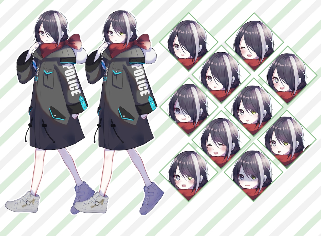イラストや立ち絵を作成します 美少女から等身高め男子まで！丁寧なヒアリングで作成 イメージ8