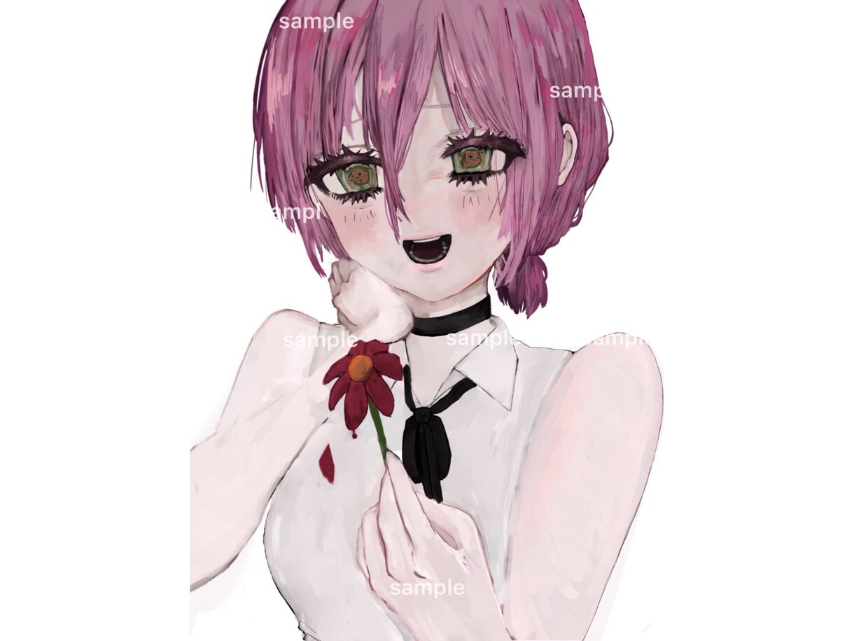 厚塗り可愛い女の子　描きます 歌みた．コテ同．夢絵，アイコン イメージ2