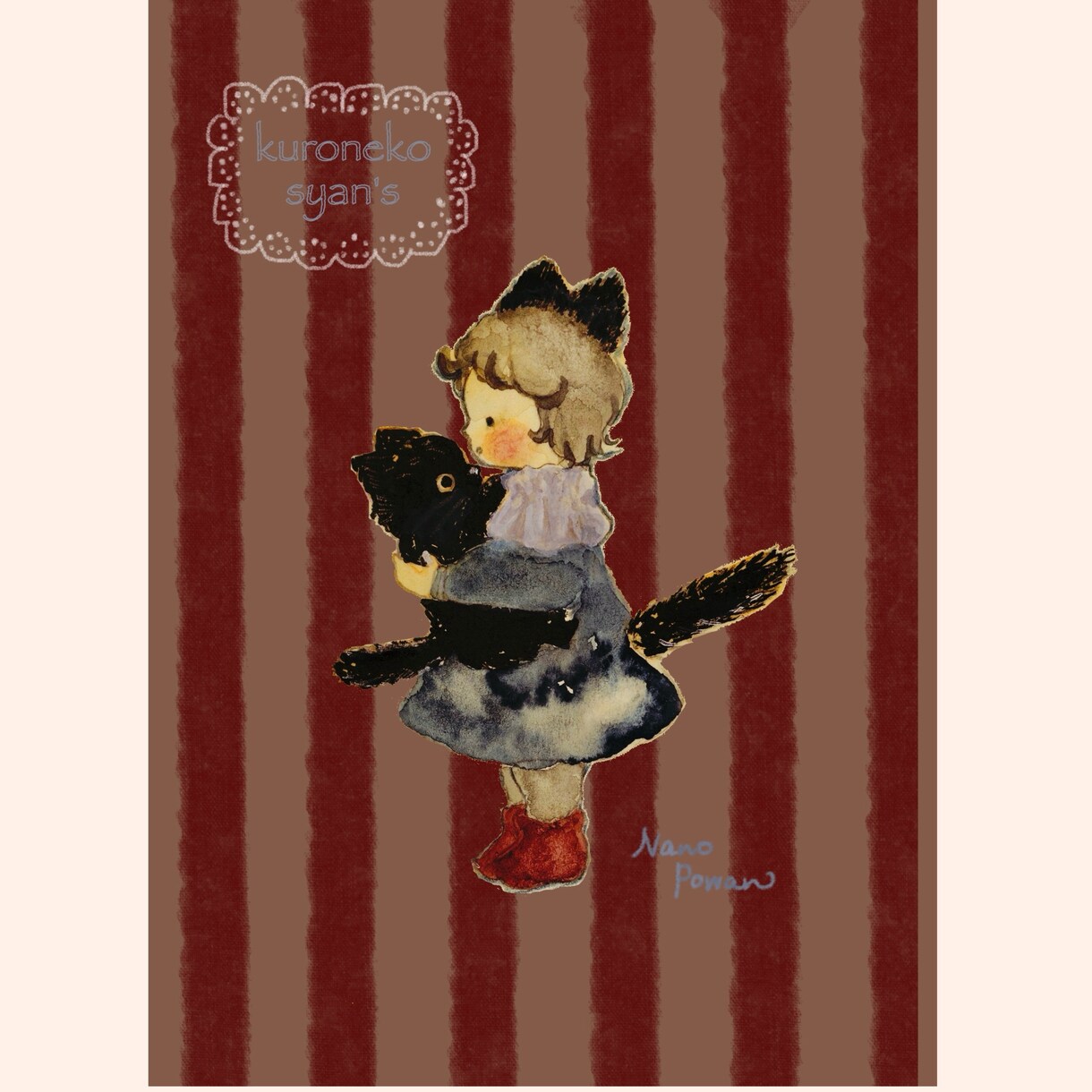 原画でお届け ₊ やわらかい水彩イラスト描きます ⌜ アナログの 世界にひとつだけの水彩ポートレート ⌟ イメージ8
