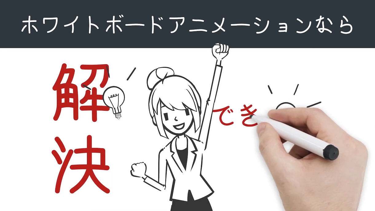 先着4名：ホワイトボードアニメーションを製作します 高クオリティであなたの理想を形にします。 イメージ1