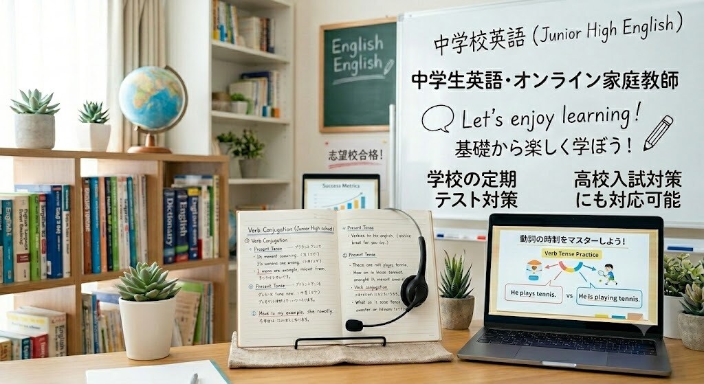中学生対象　定期テスト対策で英語を予習・復習します 定期テスト対策から普段の英語の勉強の仕方まで指導します！ イメージ1