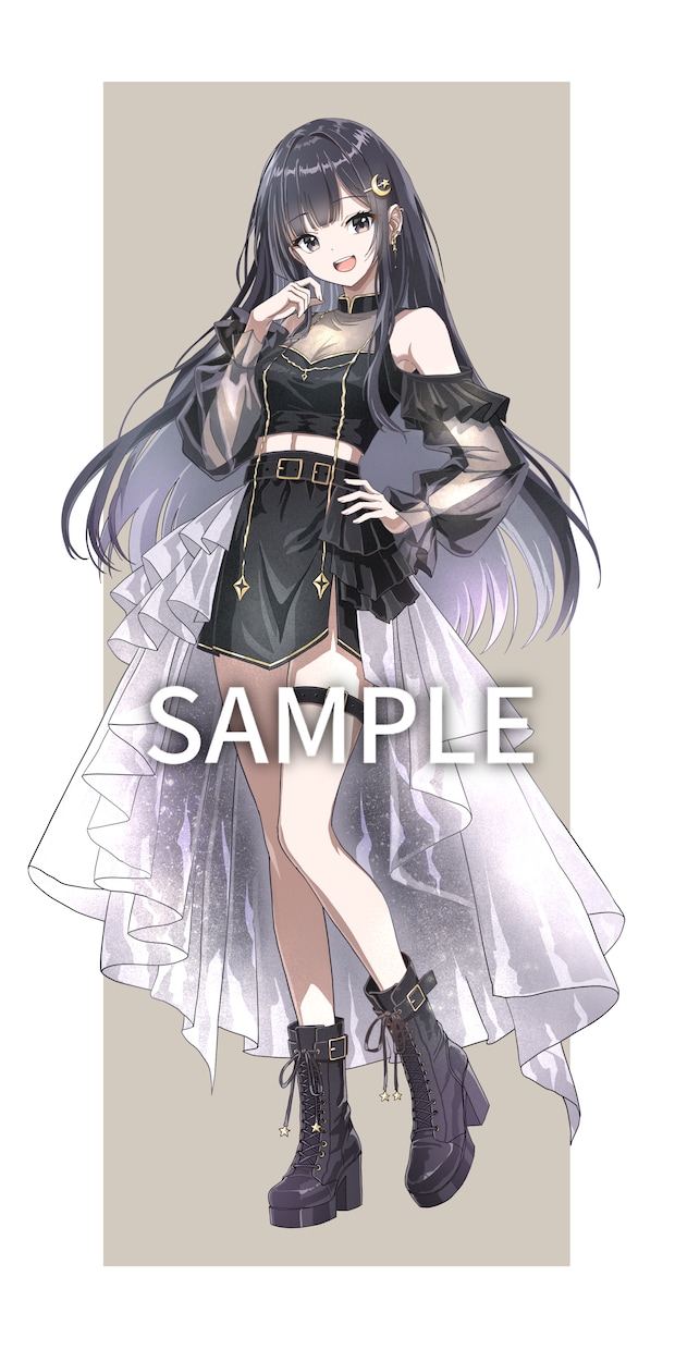 IRIAM・VTuber用の立ち絵を制作します 配信で映える魅力的なキャラクターを丁寧に制作！ イメージ1
