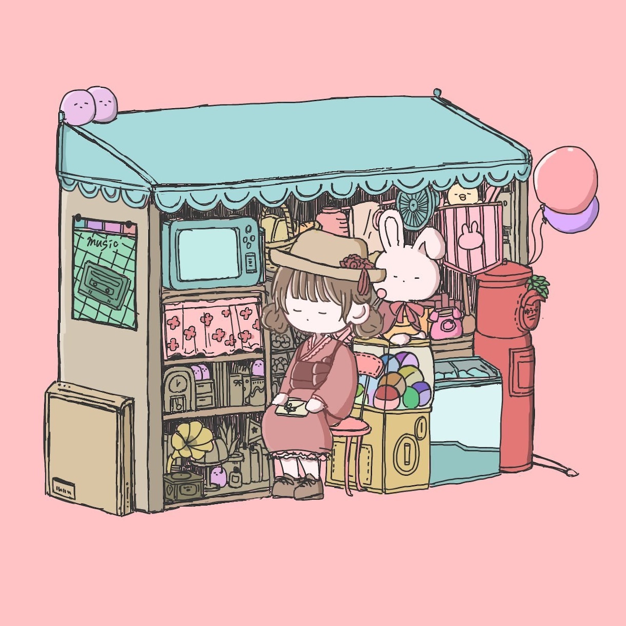 実績100体以上！ゆるいイラストを制作します 商用利用〇 どのようなポーズにも対応しています！ イメージ8