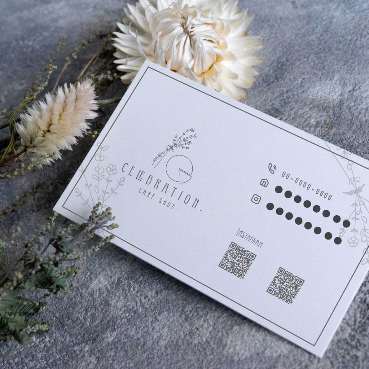 ミニマルでオシャレなショップカードをデザインします シンプルながらも「想い」が伝わるショップカードデザインします イメージ2