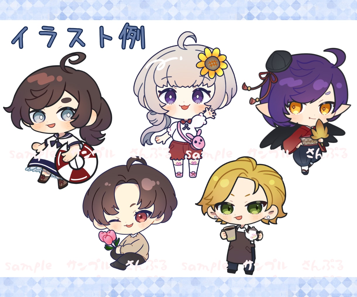 商用利用可！ミニキャライラスト描きます アイコン、サムネイル、動画のアクセントなどに イメージ3