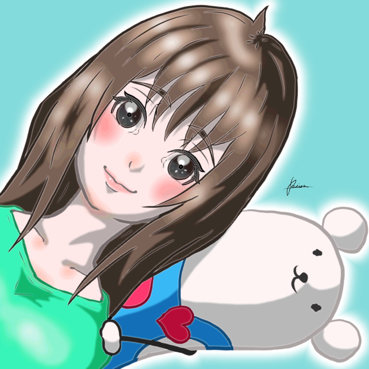 かわいくデフォルメ似顔絵描きます 他にはないタッチで可愛く！アイコン・記念品等に！ イメージ7