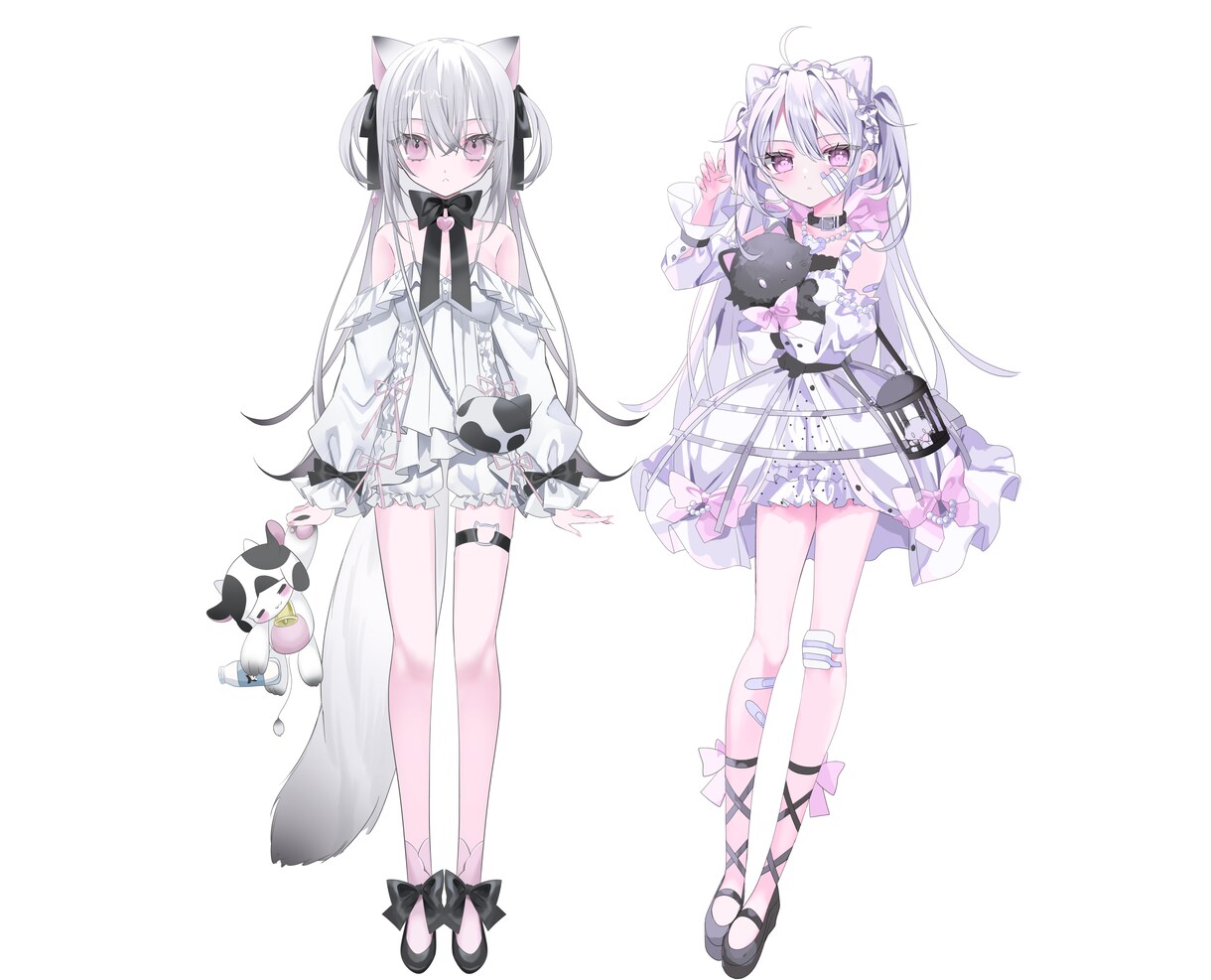 透明感のある女の子の絵を描きます 立ち絵、アイコン、一枚絵、SDイラストなど イメージ1