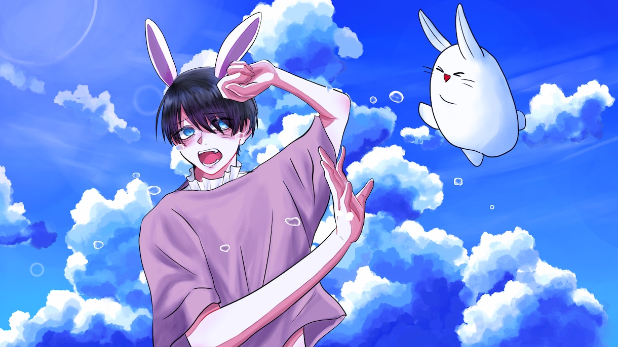 アイコンやMV、夏のイラストなど描きます 夏の絵が得意です！是非活動のお手伝いをさせてください！ イメージ2
