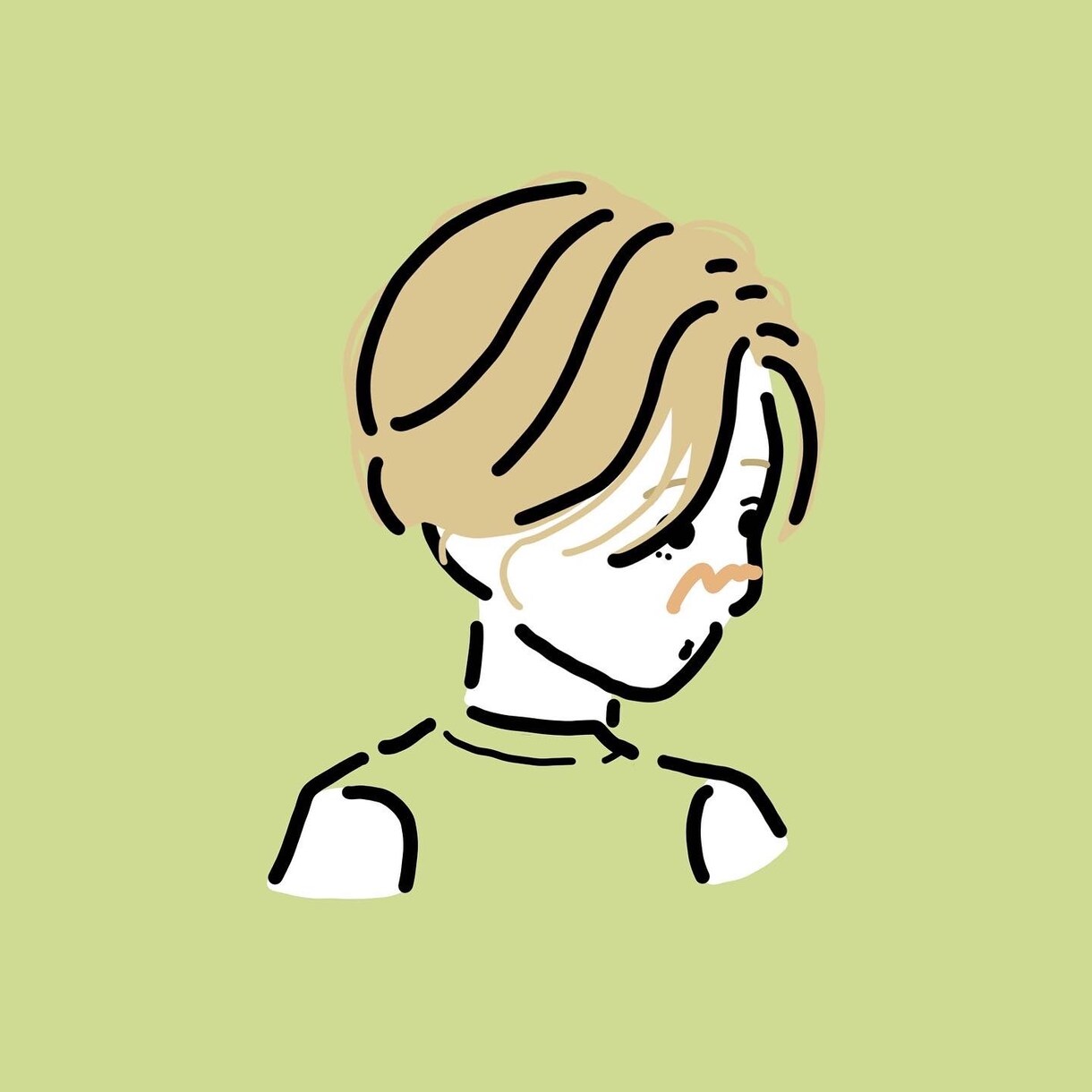 アイコンイラスト・記念イラスト描きます 好きな色、ポーズで「らしさ」のでるアイコンを。 イメージ8