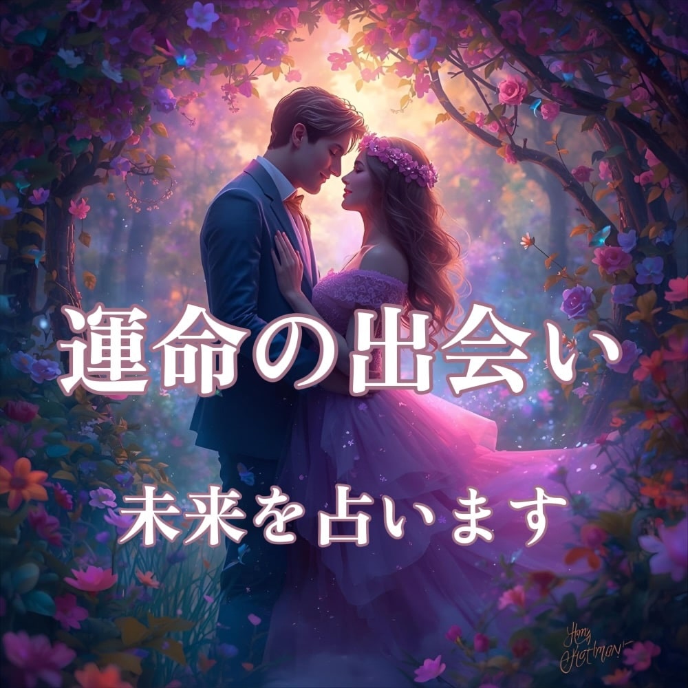 あなたの運命の結婚相手と出会いの時期を占います お相手様との出会い・相性・結婚後の未来まで丁寧に鑑定♡ イメージ1