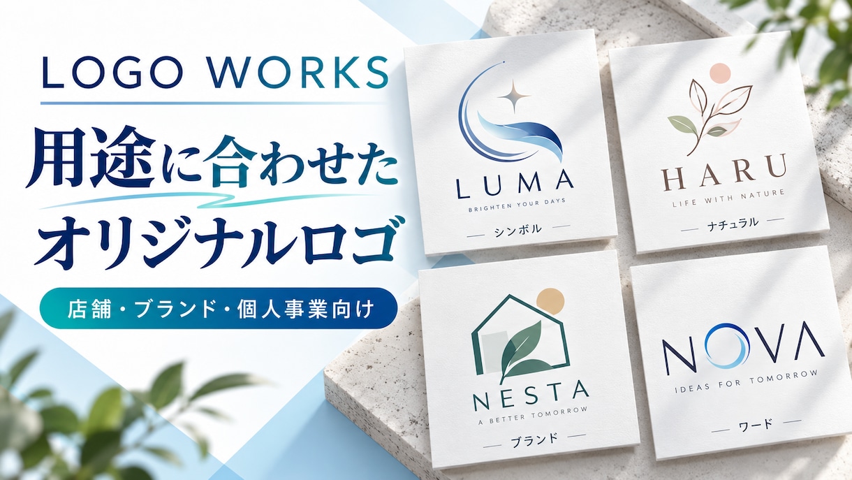 想いが伝わるオリジナルロゴを制作します 店舗・サービスに長く使えるロゴをご提案します イメージ2