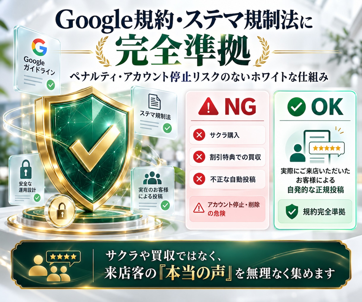 Googleマップの良質な口コミを自然に増やします あなたの店舗専用に専用アシストWebツールを構築・納品します イメージ4