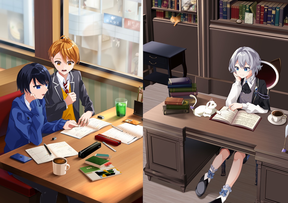 活動者様･ゲーム関連のイラスト描きます ご希望に添えるまで！絵柄寄せも可能です！ イメージ8