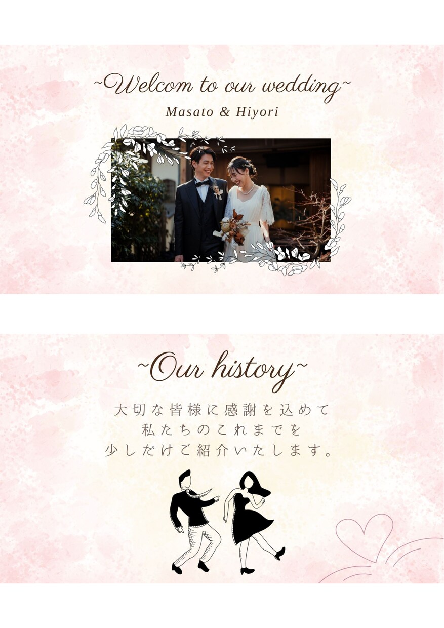 結婚式のプロフィールムービー作成します おふたりの大切な日に心を込めて作成いたします イメージ4