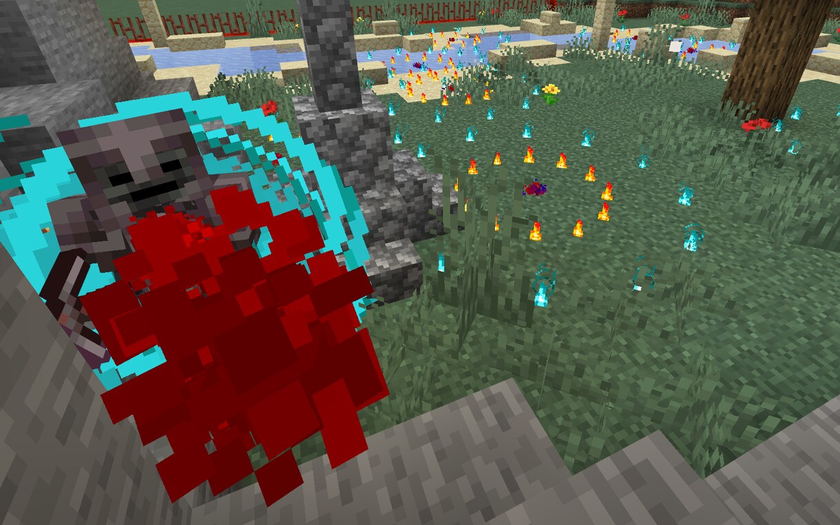 スイッチ等のマイクラ統合版コマンドで色々制作します 技一つひとつのパーティクルと音にもこだわりを。 イメージ1