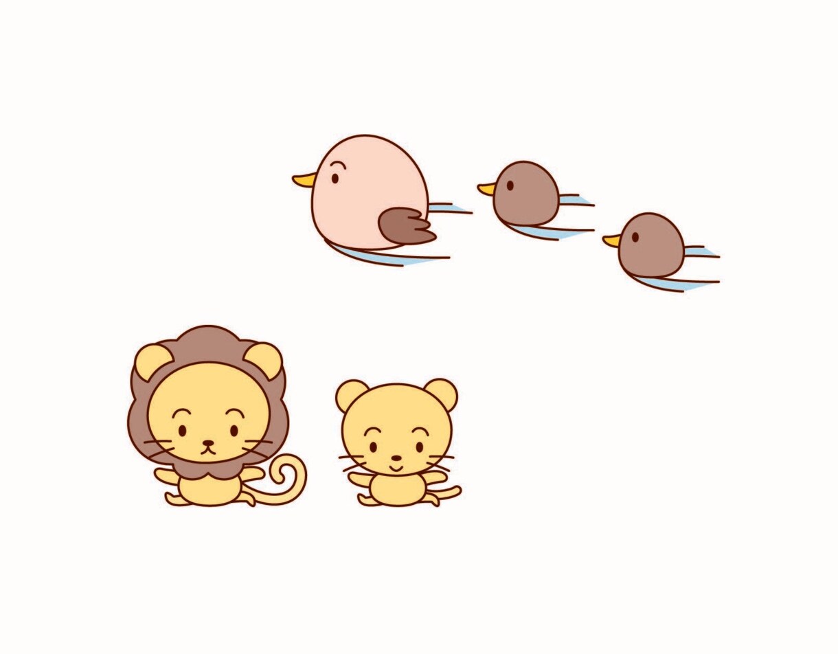 やわらかいタッチの動物ファミリーのイラスト描きます 書籍や広告でデザイン歴20年なので、ご要望にしっかり最速で！ イメージ5