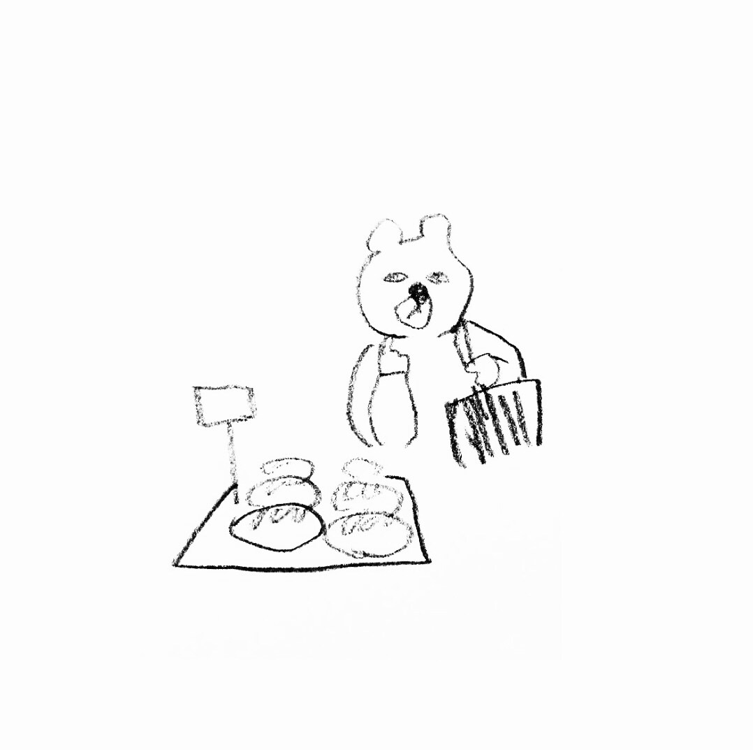 モノクロほっこり 味のある 動物イラスト 描きます シンプルなゆるいイラスト ペット似顔絵 OK イメージ4