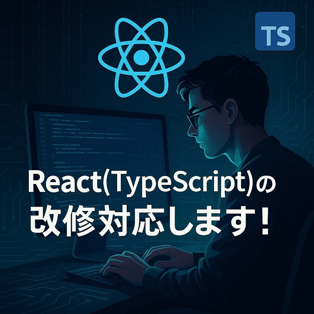 Reactアプリの改修対応します React製Webアプリの修正対応可能 イメージ1