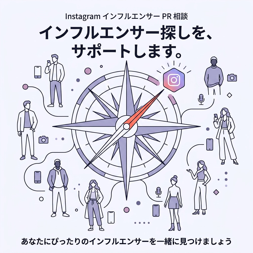 InstagramインフルエンサーPR相談乗ります 【先着2名モニター価格】インフルエンサー探しサポートします イメージ1