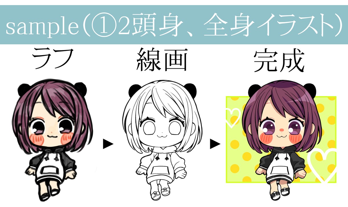 デフォルメイラスト描きます SNS等で使えるあなただけのイラストはいかがですか？ イメージ3