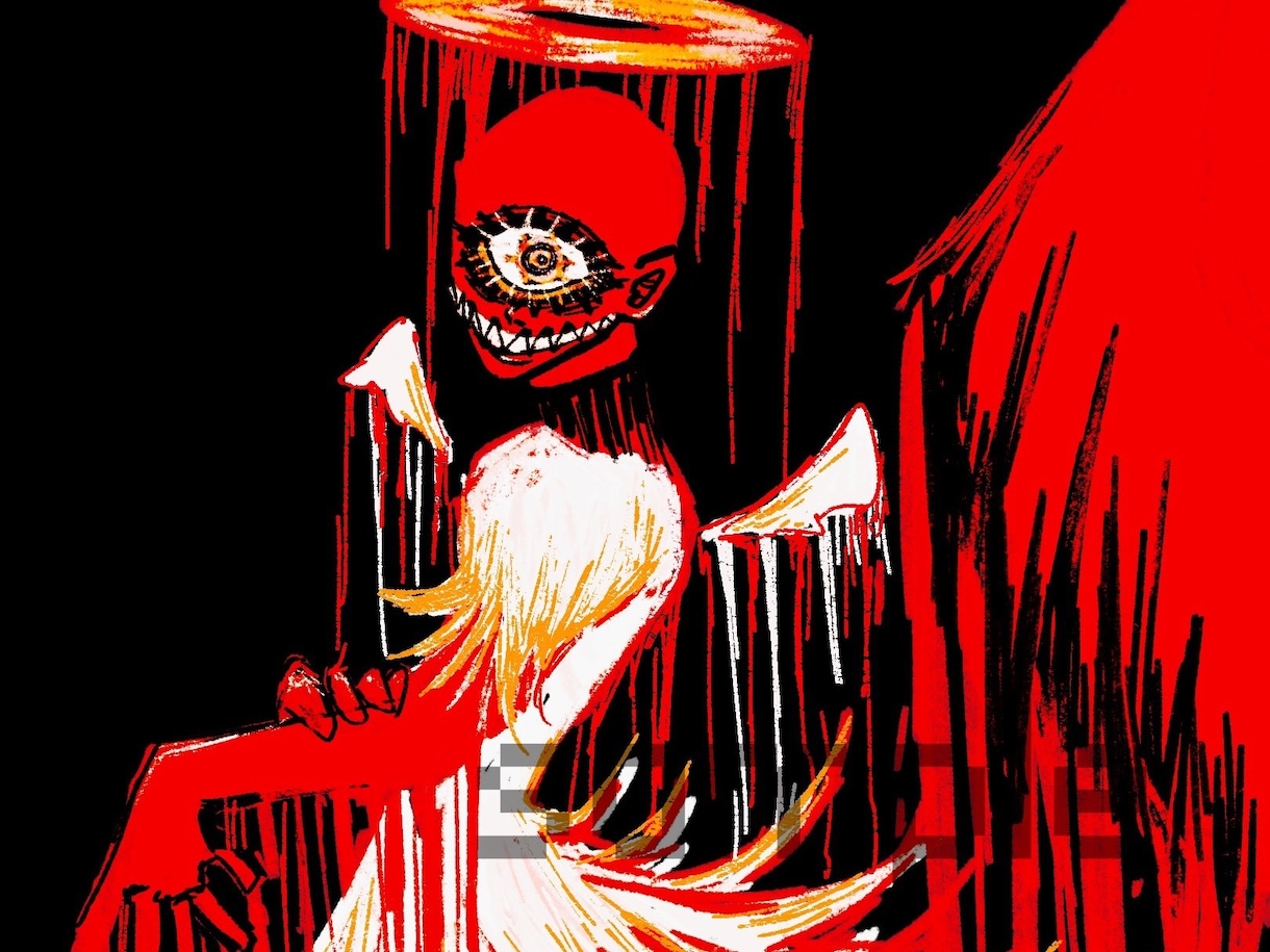世界観際立つ狂気ダーク系イラスト描きます 周りと被らない、個性が光るSNSアイコン描きます イメージ2