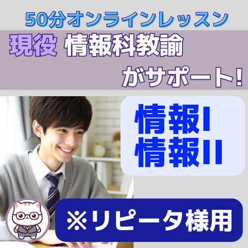 情報I・情報IIを現役情報科教師がサポートします キャリア13年の情報科教員が提供するオンライン家庭教師 イメージ1