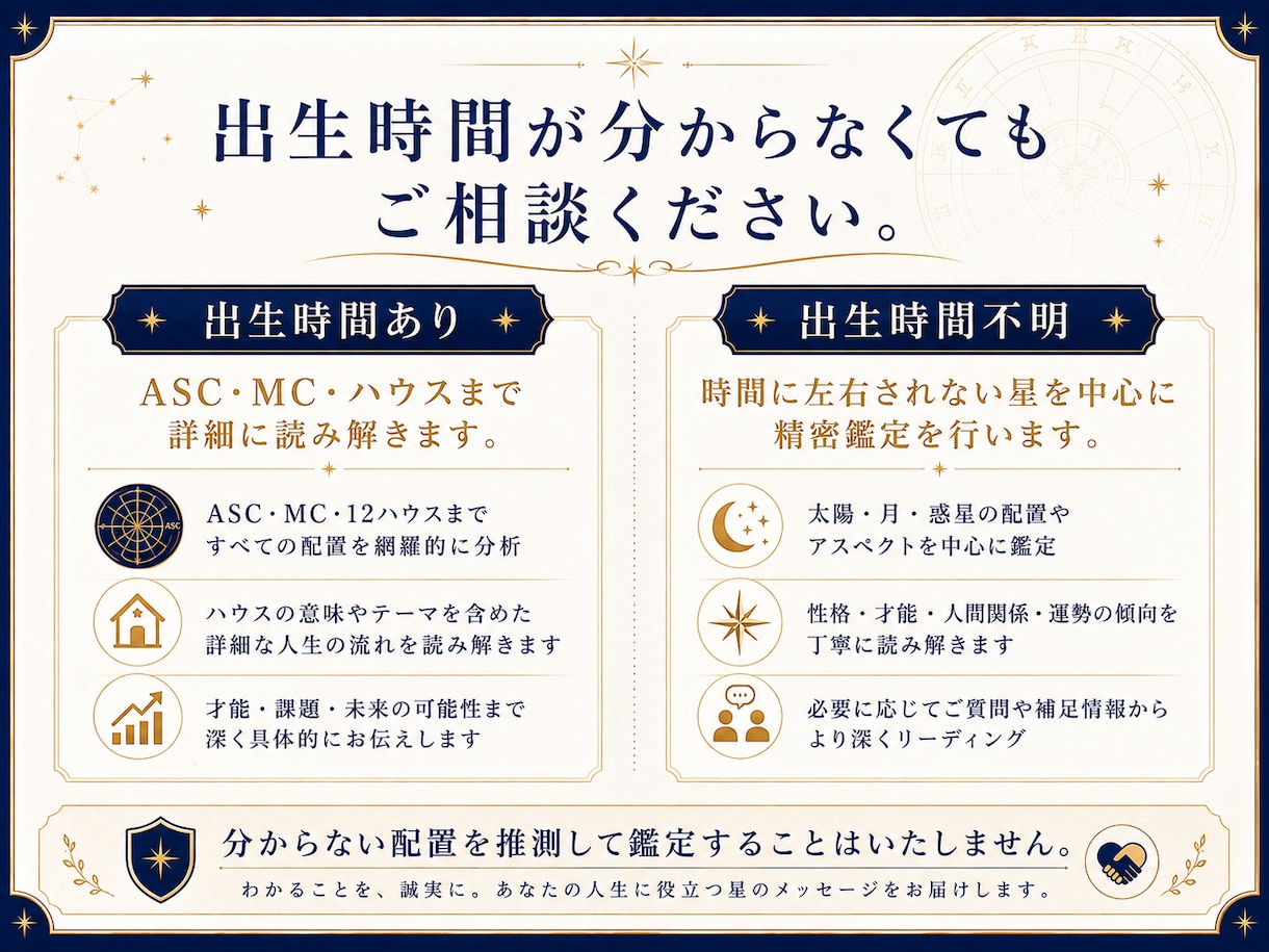 自分でも知らない本質を星で占います 占い歴20年。性格・恋愛・仕事まで深く鑑定 イメージ8
